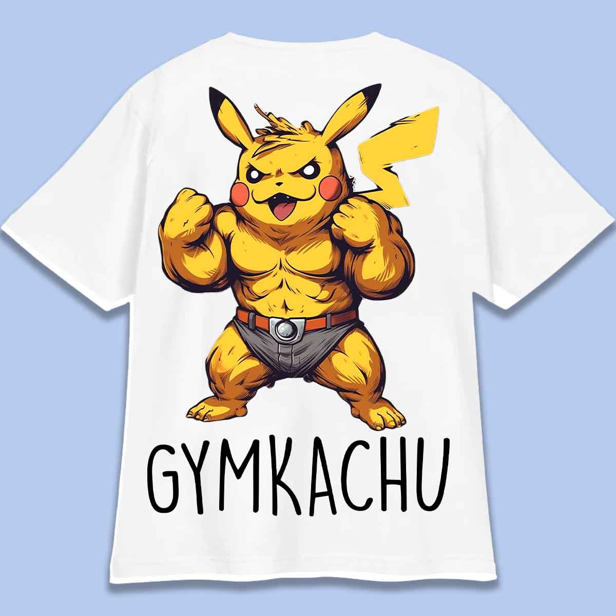 Gymkachu - Camiseta Oversize Unisex Backprint