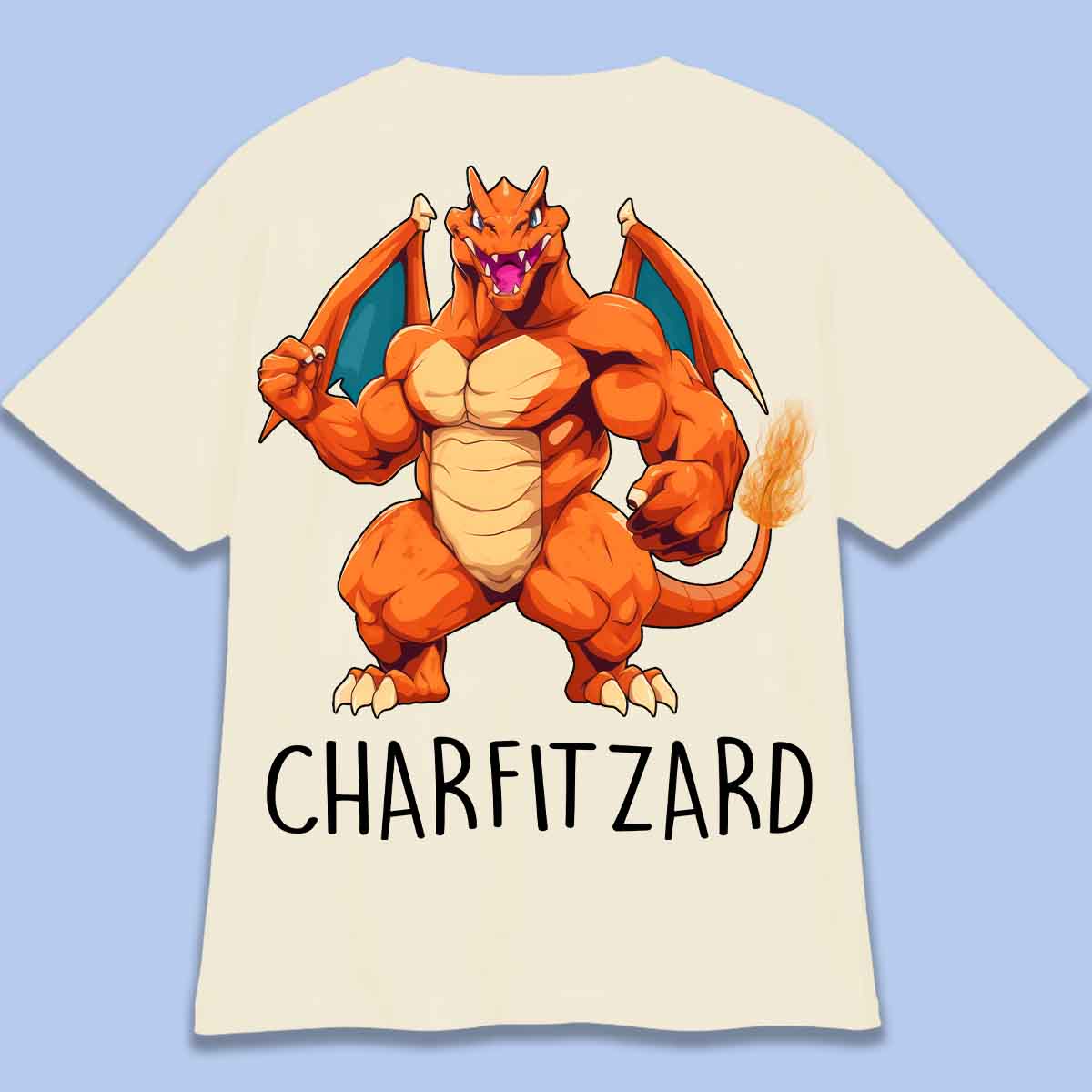 Charfitzard - Camiseta Oversize Unisex Backprint