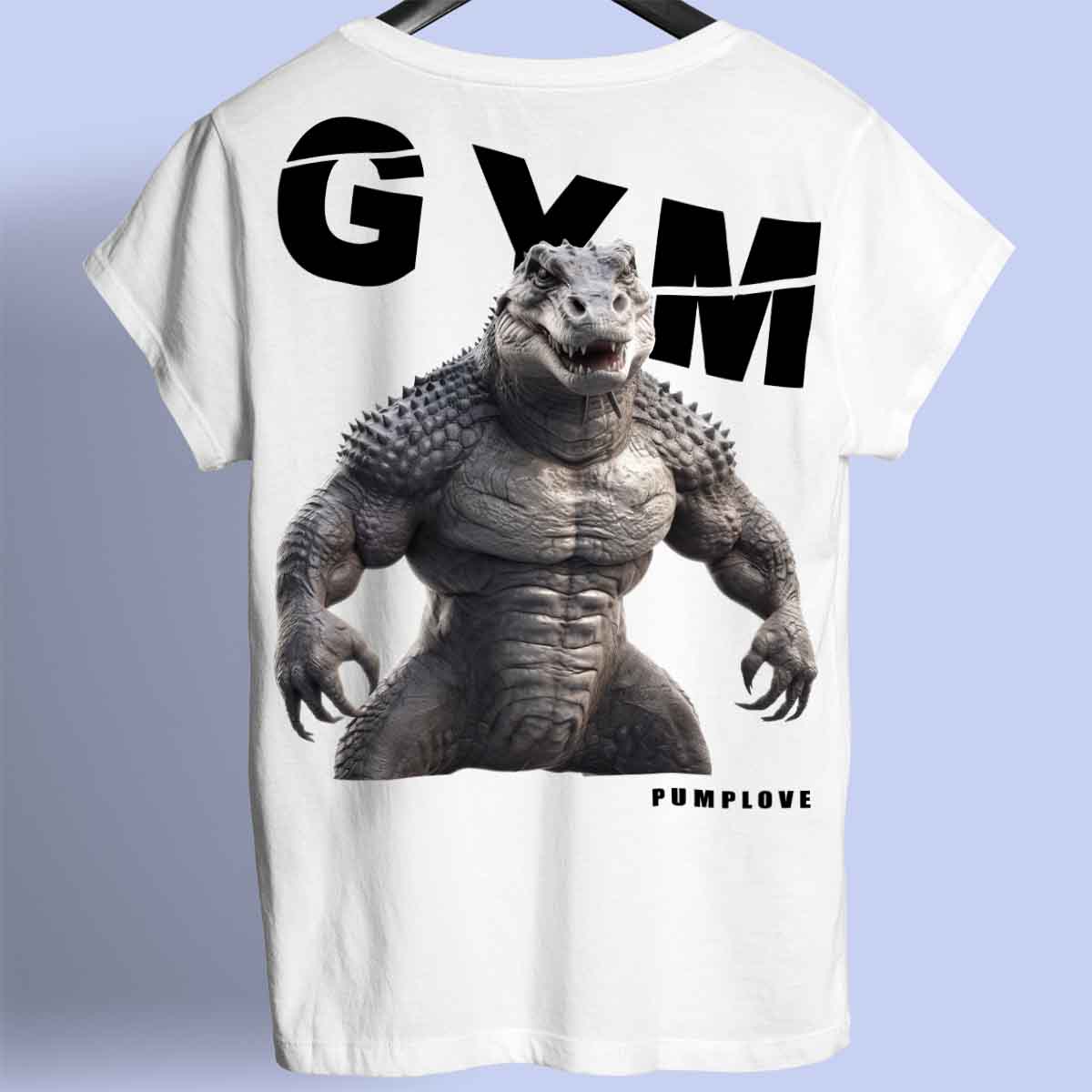 Gym Alligator - Camiseta Premium Unisex Backprint