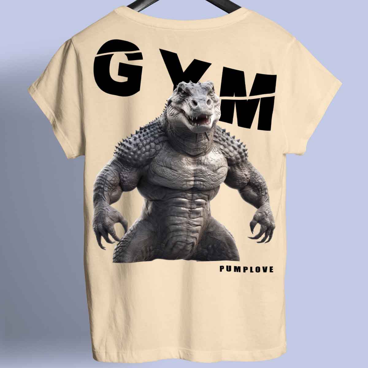 Gym Alligator - Camiseta Premium Unisex Backprint